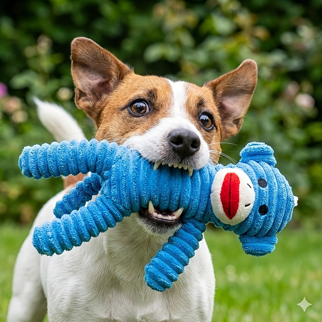 Toy Durable Chew Toy for All Size Dogs, Interactive Indoor Play, Fetch & Teething Relief