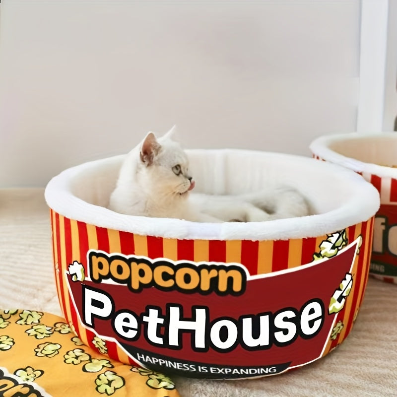 Super Large Instant Noodle Warm Dog Cat Nest Beds Cushion Cup Cozy Nest
