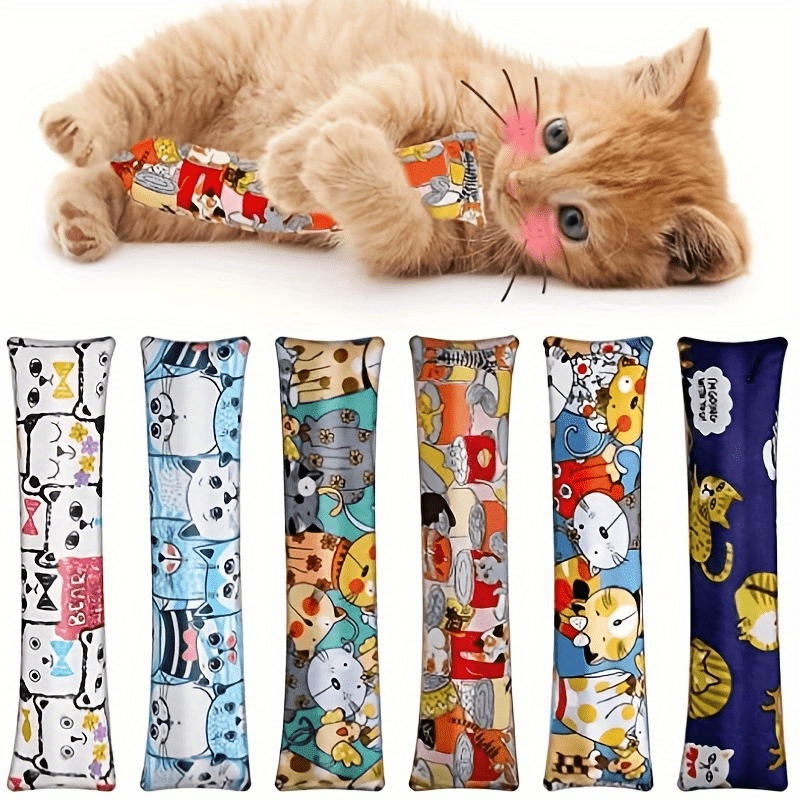 Grass Chew Toy Pillow Keep Your Cat Happy Calming Perfect Gift for Your Feline Friend