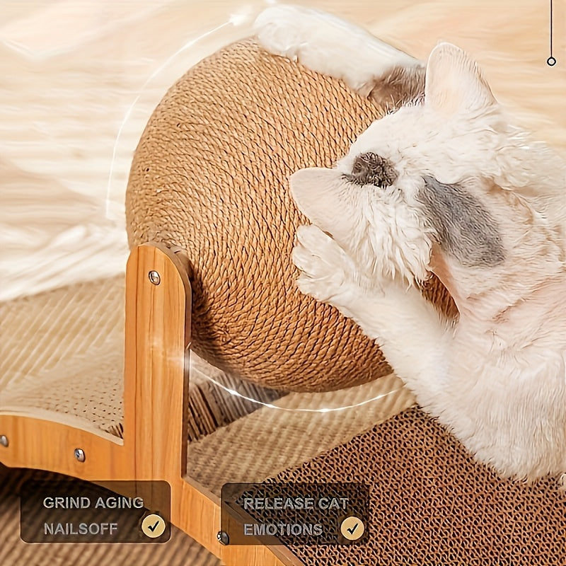 Scratching Ball (Small And Large Sizes Available, Large Scratching Board Comes with A Cat Teaser) / Cat Scratching Ball Toy