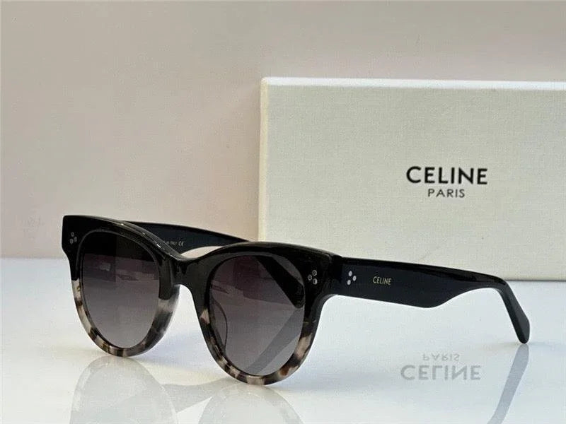 Celine Paris women's sunglasses with black and tortoise-shell frames, UV400 protection