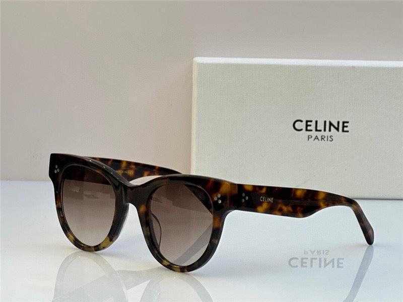 Celine Paris tortoiseshell sunglasses with round lenses and gradient tint, luxury eyewear
