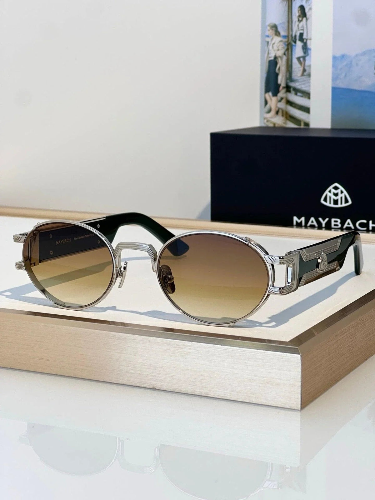 MAYBACH THE DRIVE I oval-frame Zeiss Lenses Sunglasses 👑