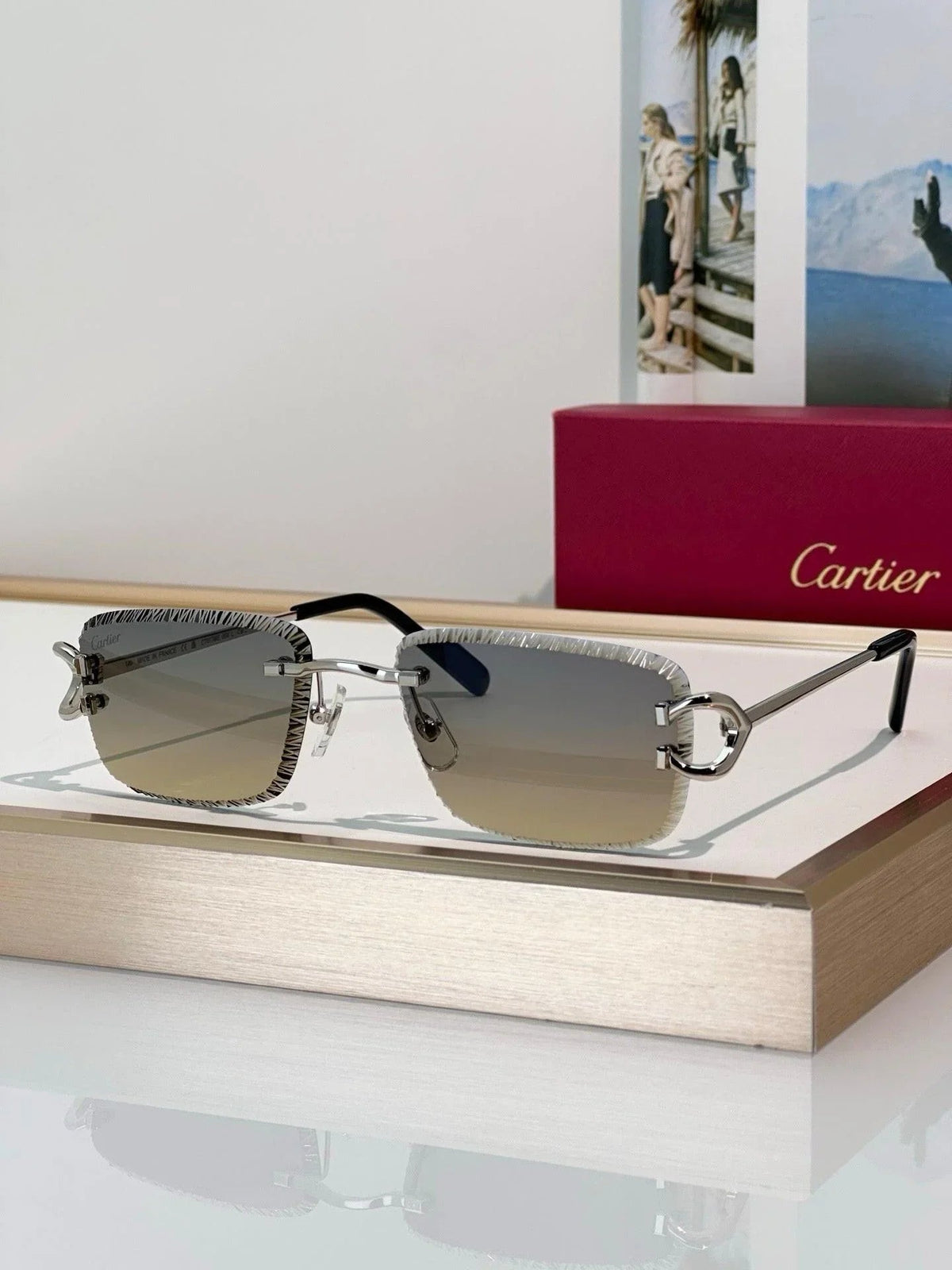 Cartier CLASSIC C DE CARTIER MOTIF CT0799 Sunglasses-Photochromic Glasses 🐆