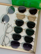 BOTTEGA VENETA BV1966S 001 - As Seen On Ali Larter Sunglasses💚