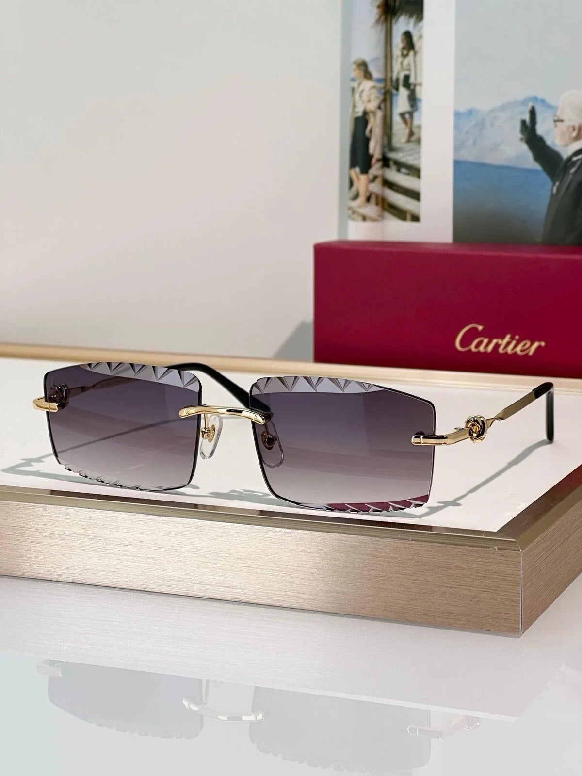 Cartier CLASSIC C DE CARTIER MOTIF CT0916 Sunglasses 🐆