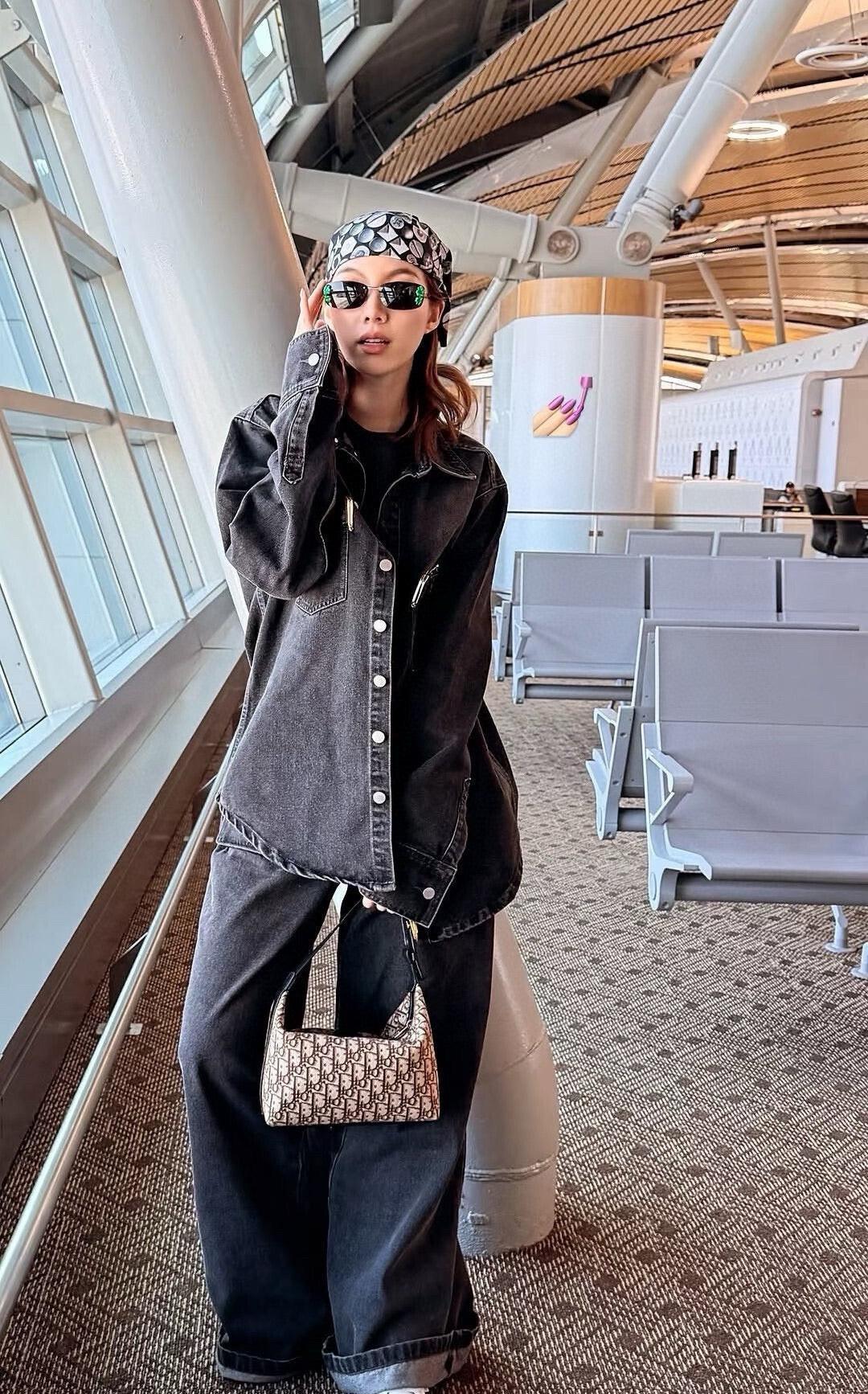 DIOR Dior Clover S1U Gray Rectangular Sunglasses✨
