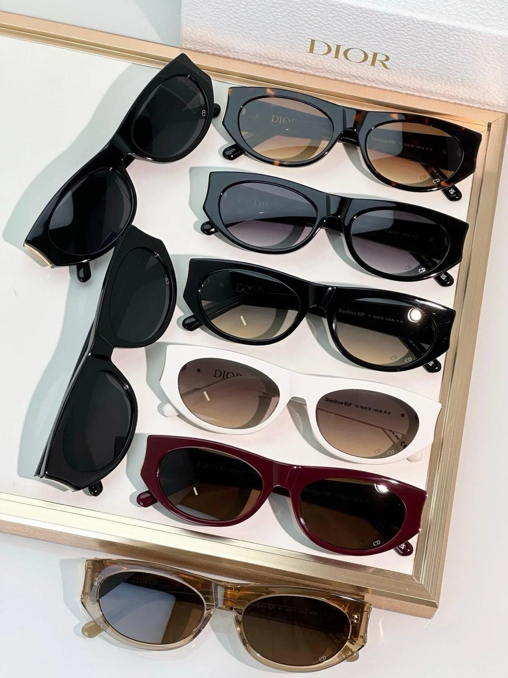 DIOR DiorGlow B2F Black Butterfly Sunglasses ✨
