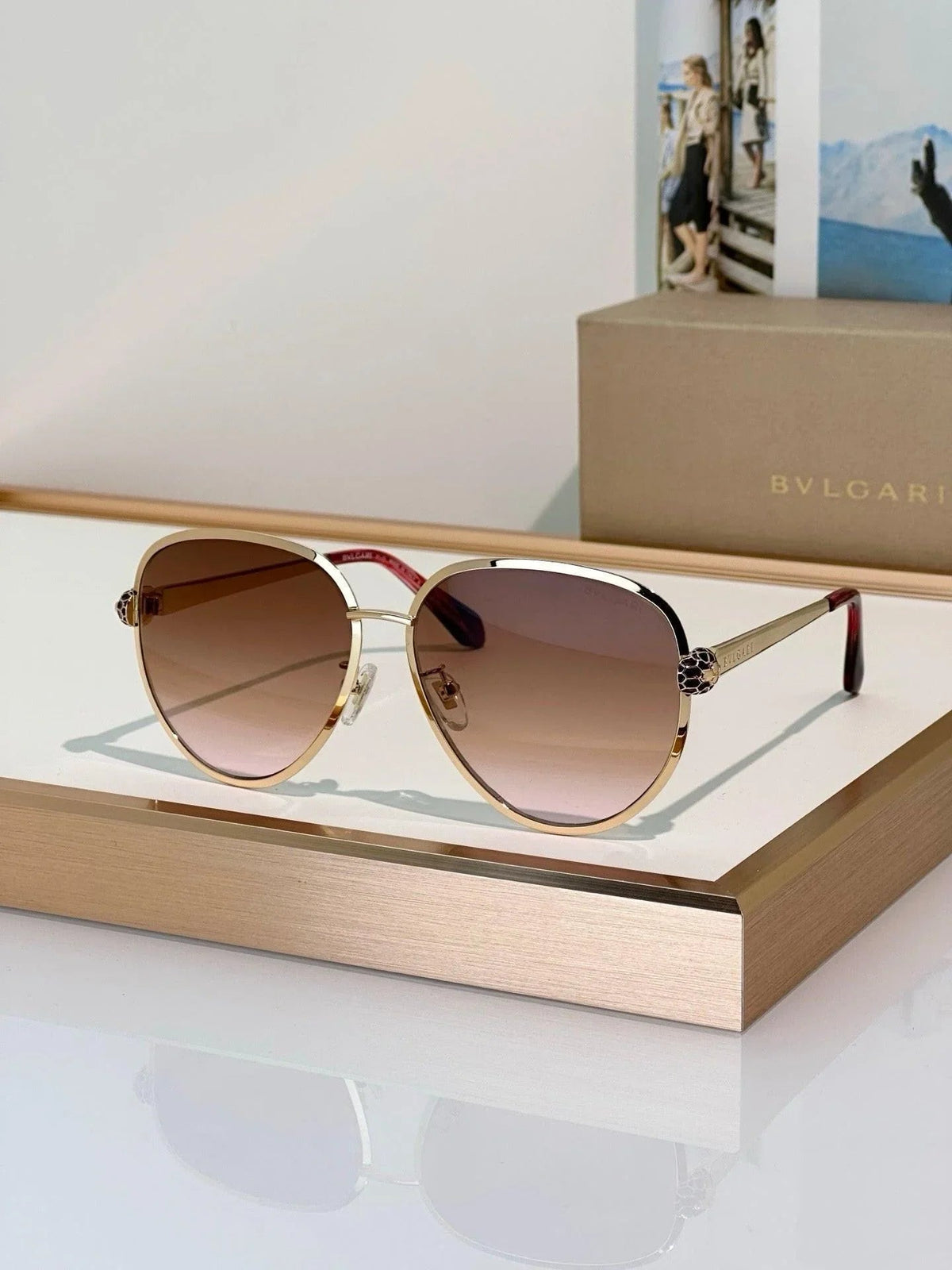 BVLGARI Serpenti Forever BV 40043U 33F Sunglasses ✨