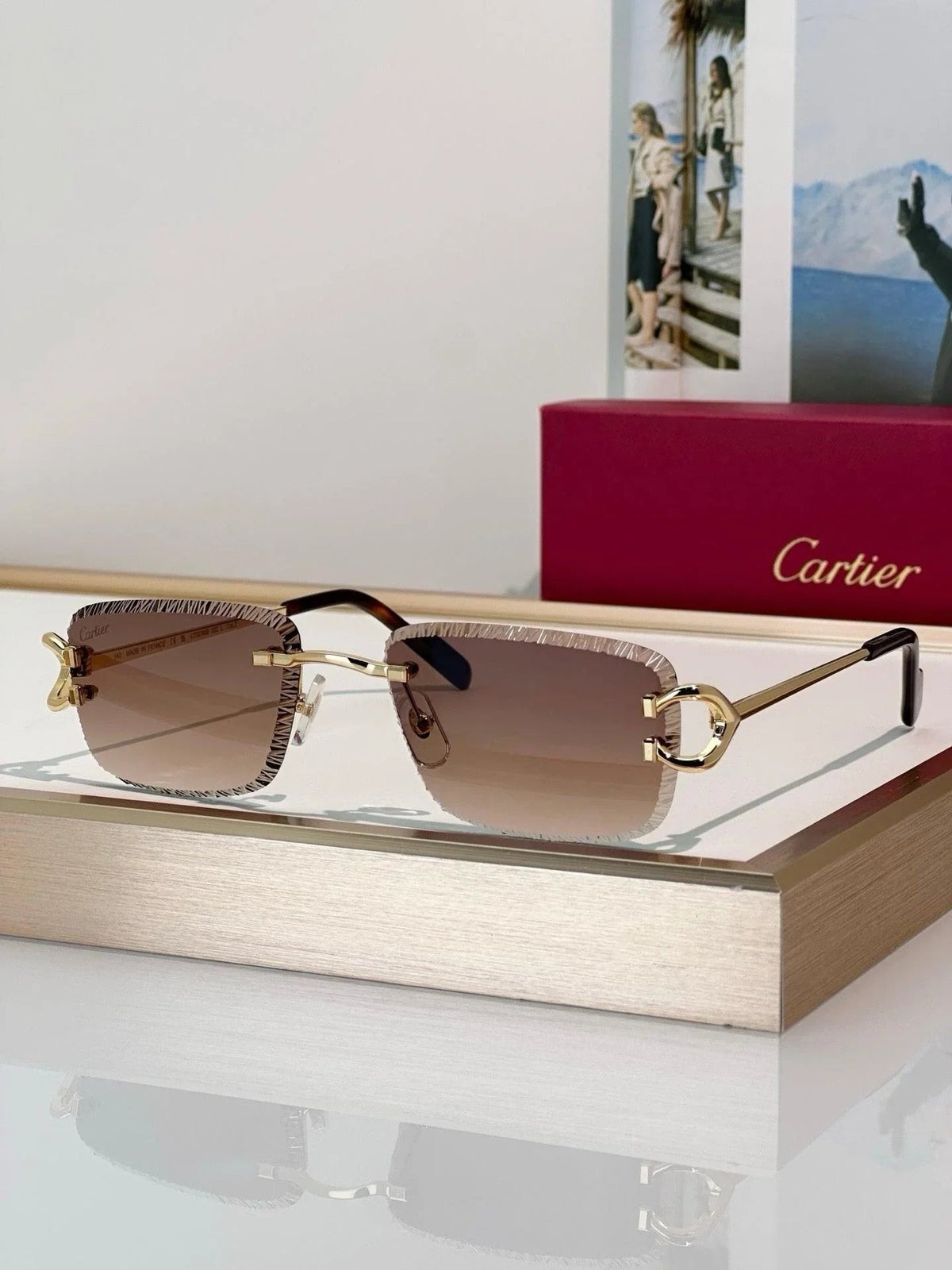 Cartier CLASSIC C DE CARTIER MOTIF CT0799 Sunglasses-Photochromic Glasses 🐆