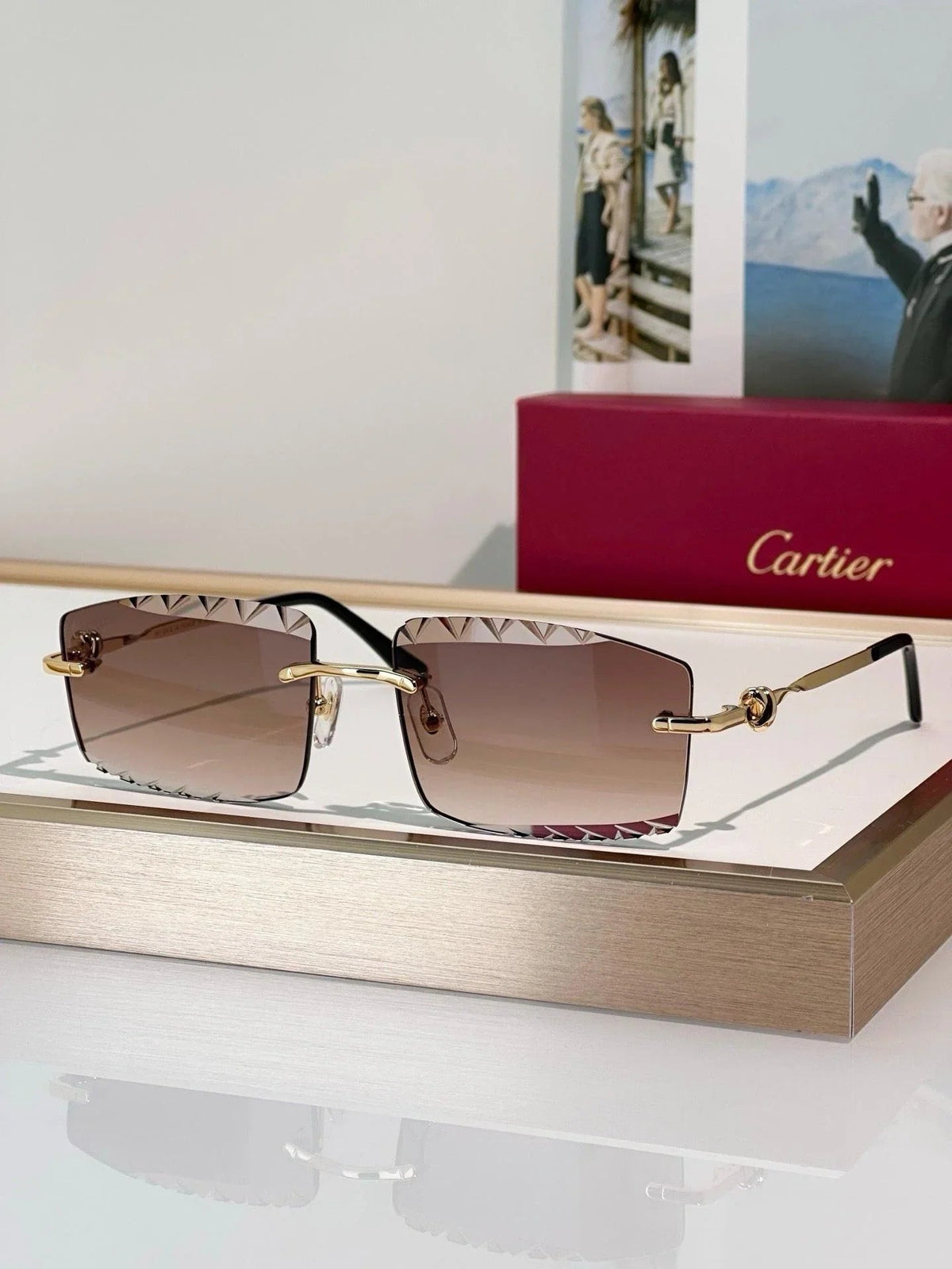 Cartier CLASSIC C DE CARTIER MOTIF CT0916 Sunglasses 🐆