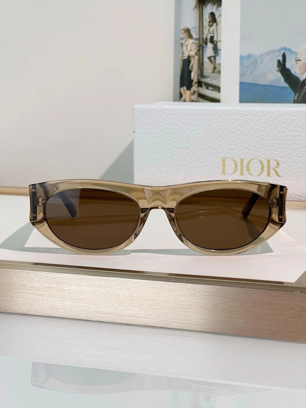 DIOR DiorGlow B2F Black Butterfly Sunglasses ✨