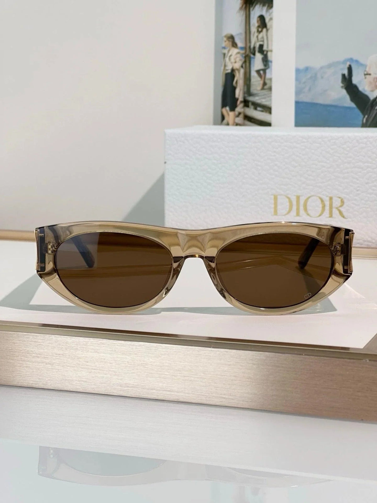 DIOR DiorGlow B2F Black Butterfly Sunglasses ✨
