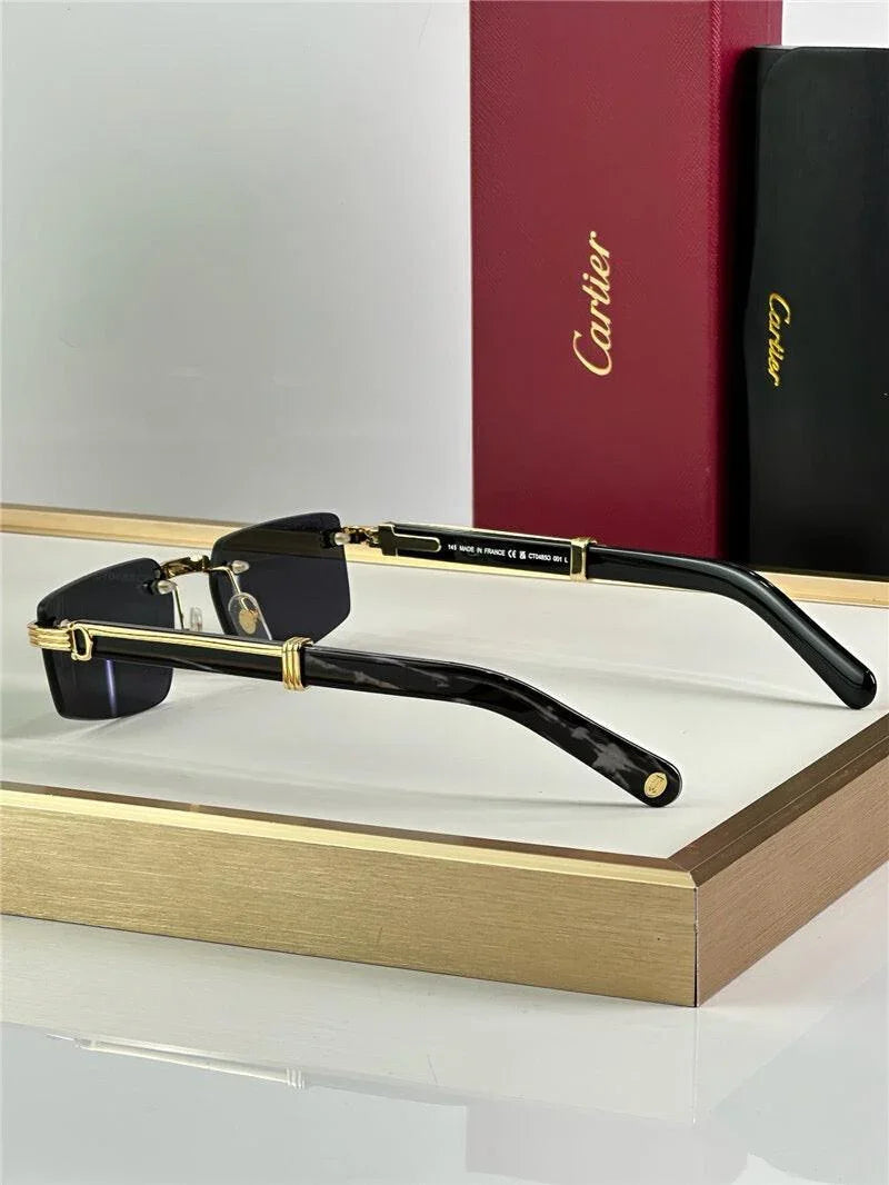 Cartier CT0485O Première de Cartier Rectangle Shape Sunglasses 🐆