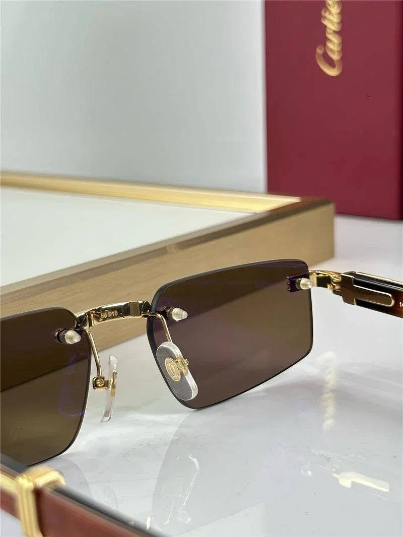 Cartier CT0485O Première de Cartier Rectangle Shape Sunglasses 🐆