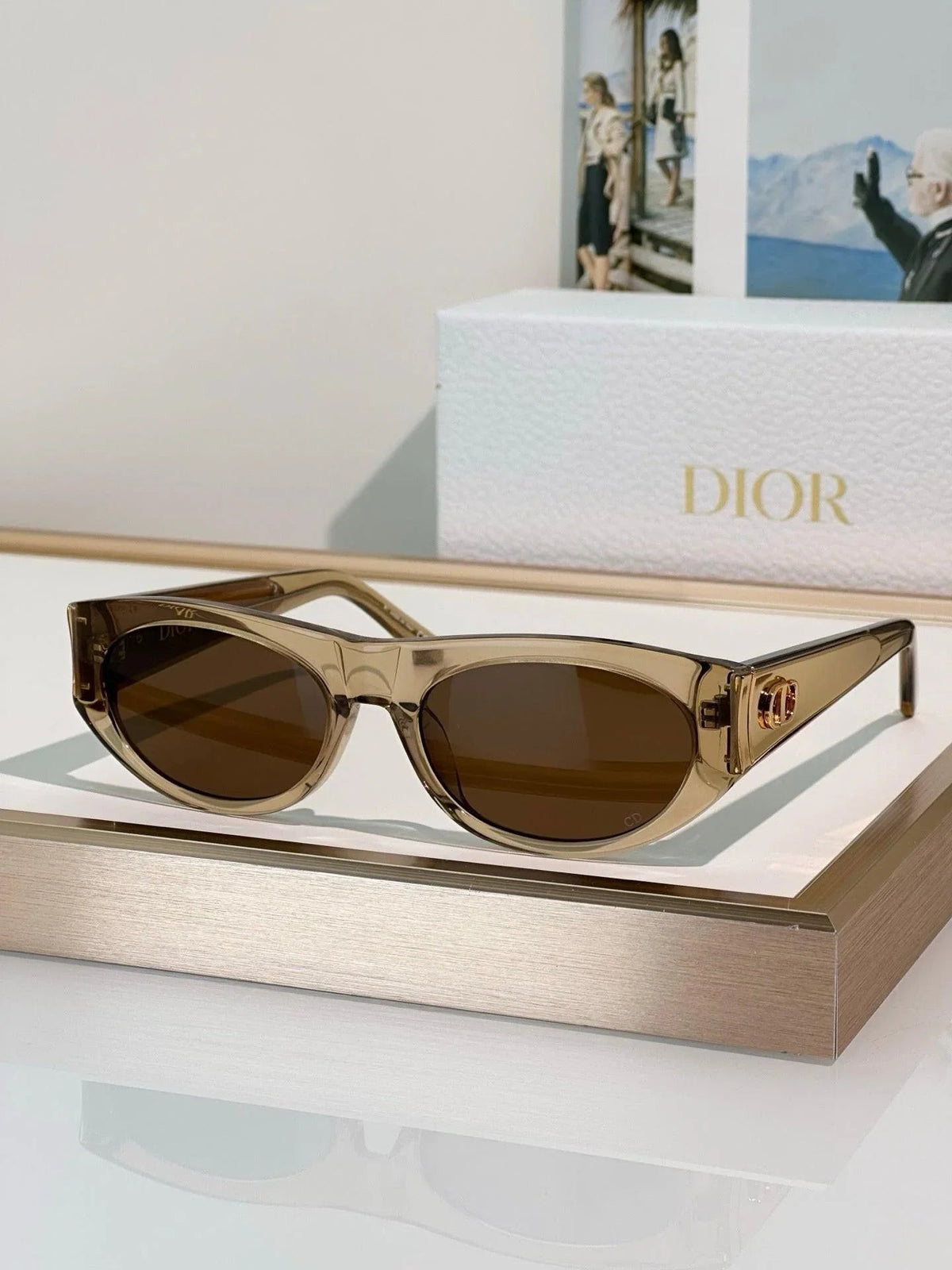 DIOR DiorGlow B2F Black Butterfly Sunglasses ✨