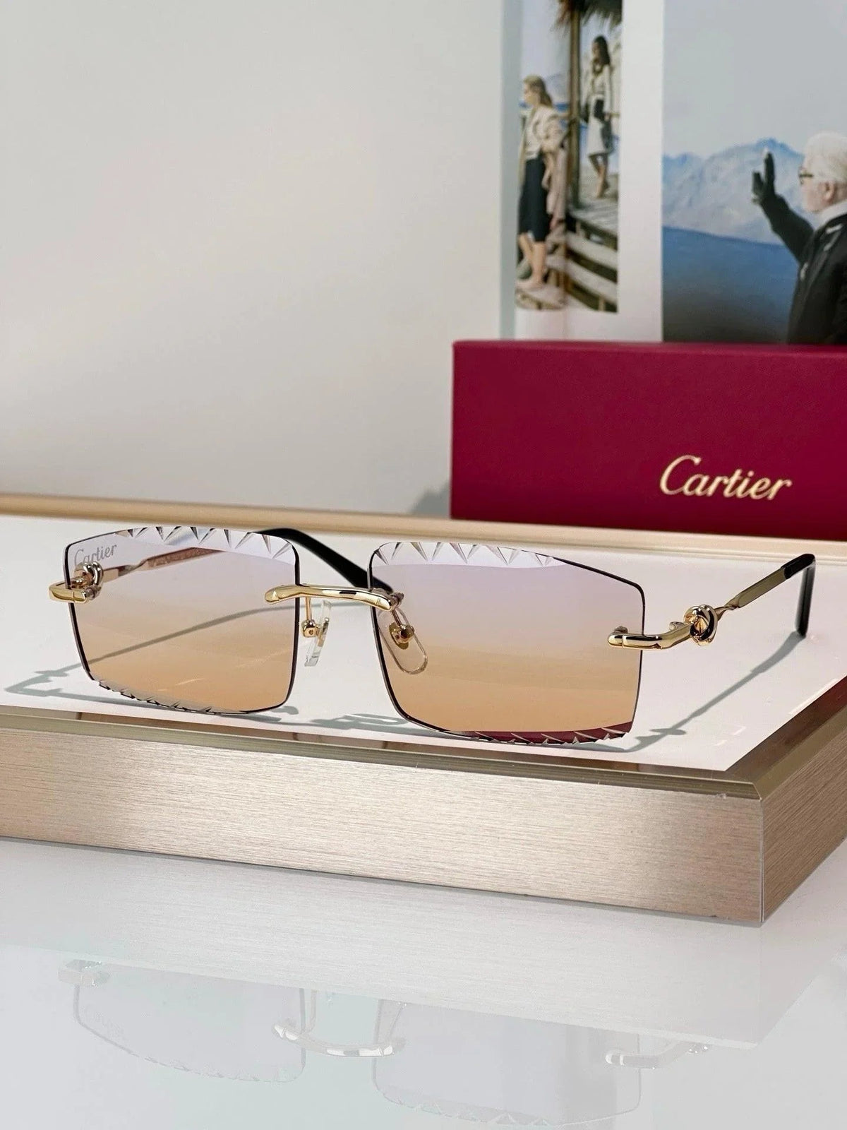 Cartier CLASSIC C DE CARTIER MOTIF CT0916 Sunglasses 🐆