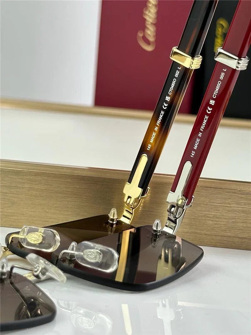 Cartier CT0485O Première de Cartier Rectangle Shape Sunglasses 🐆