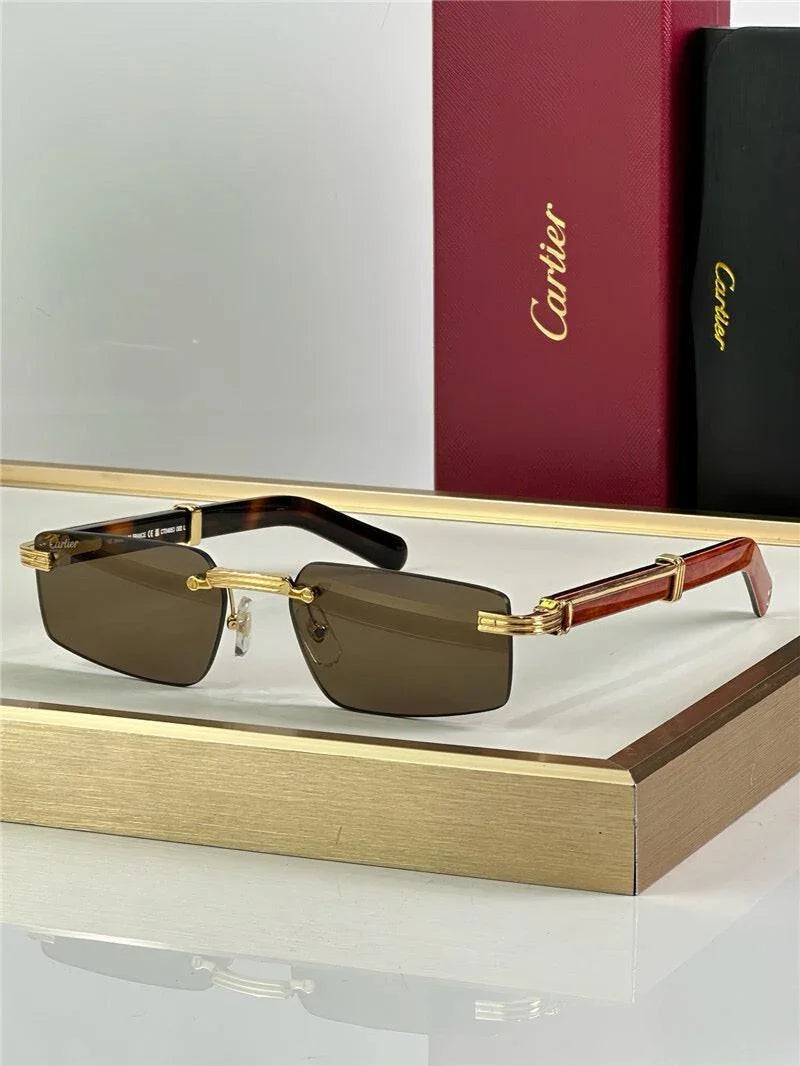 Cartier CT0485O Première de Cartier Rectangle Shape Sunglasses 🐆