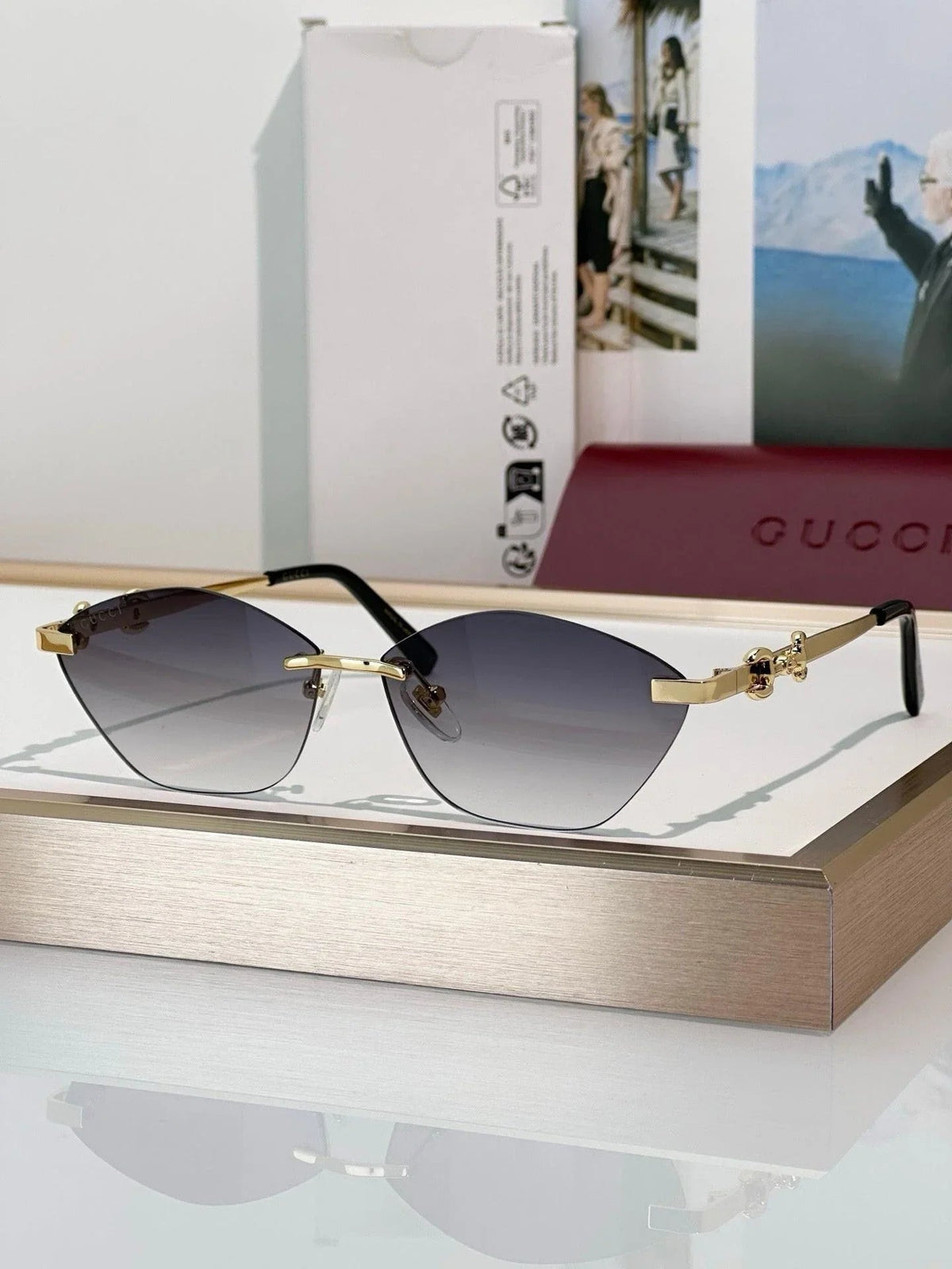 Gucci GG 8012 Cat eye frame Sunglasses &Glasses ✨