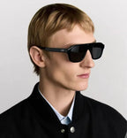 DIOR CD Icon A1F Transparent Beige Pilot  Sunglasses ✨