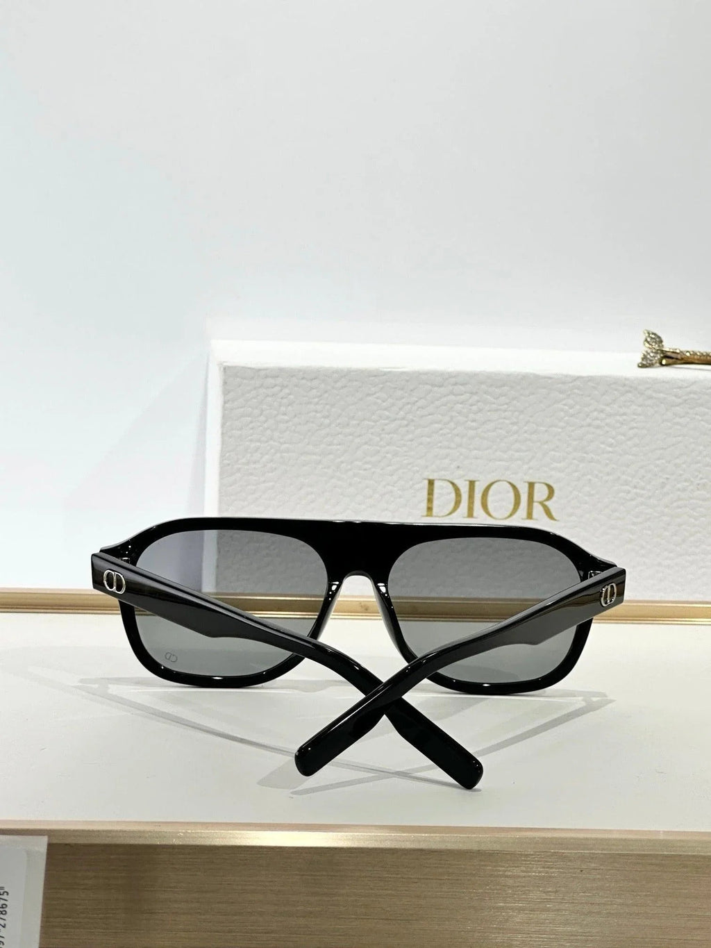 DIOR CD Icon A1F Transparent Beige Pilot  Sunglasses ✨