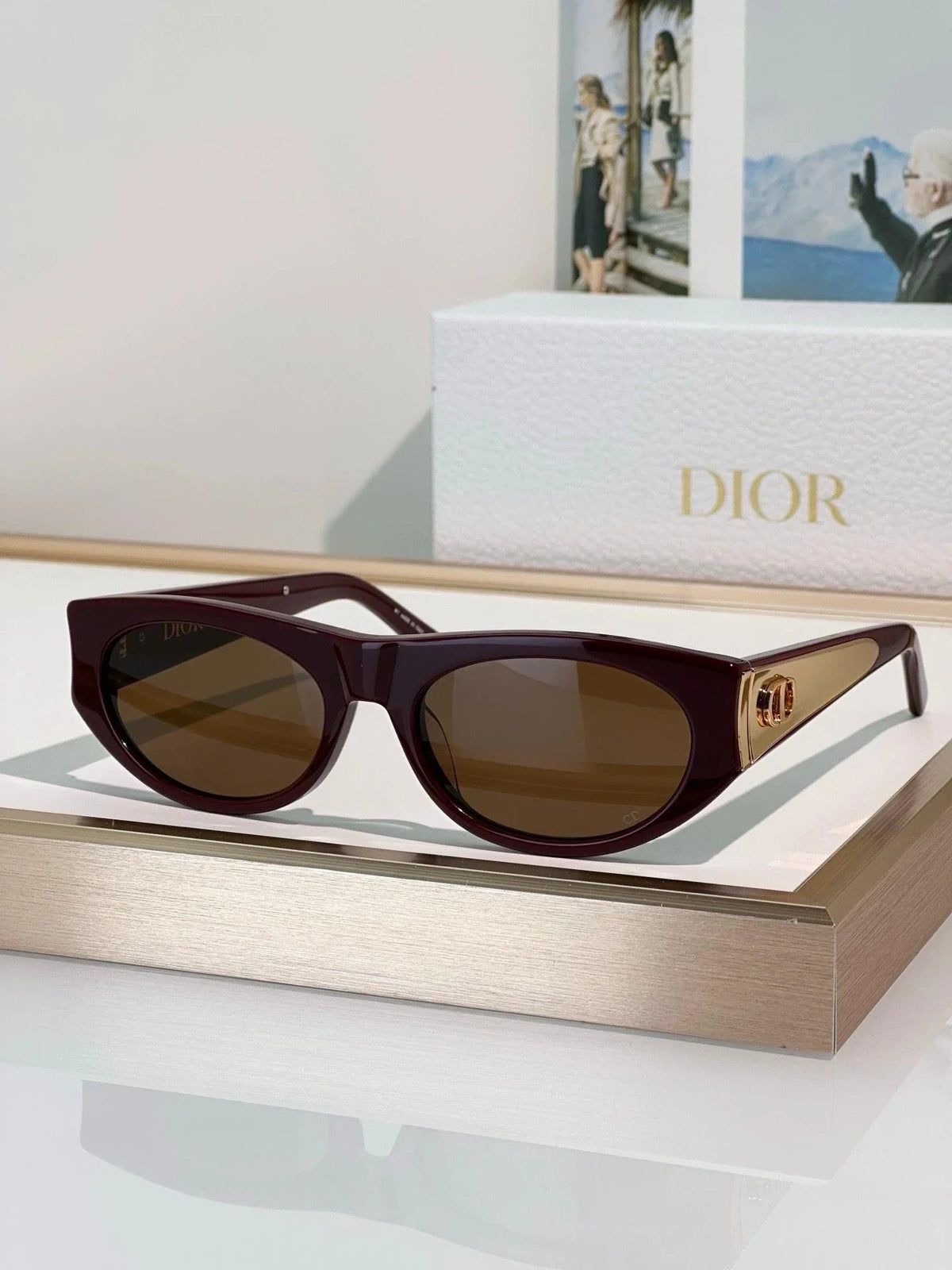 DIOR DiorGlow B2F Black Butterfly Sunglasses ✨