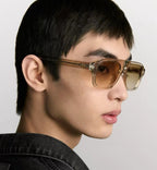 DIOR CD Icon A1F Transparent Beige Pilot  Sunglasses ✨