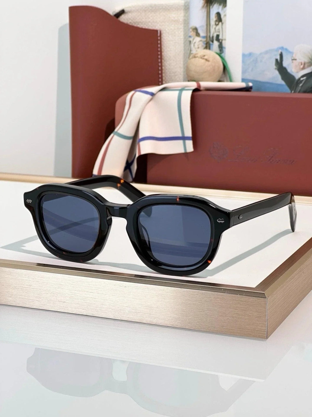 Loro Piana André Acetate  Unisex Sunglasses 🍂