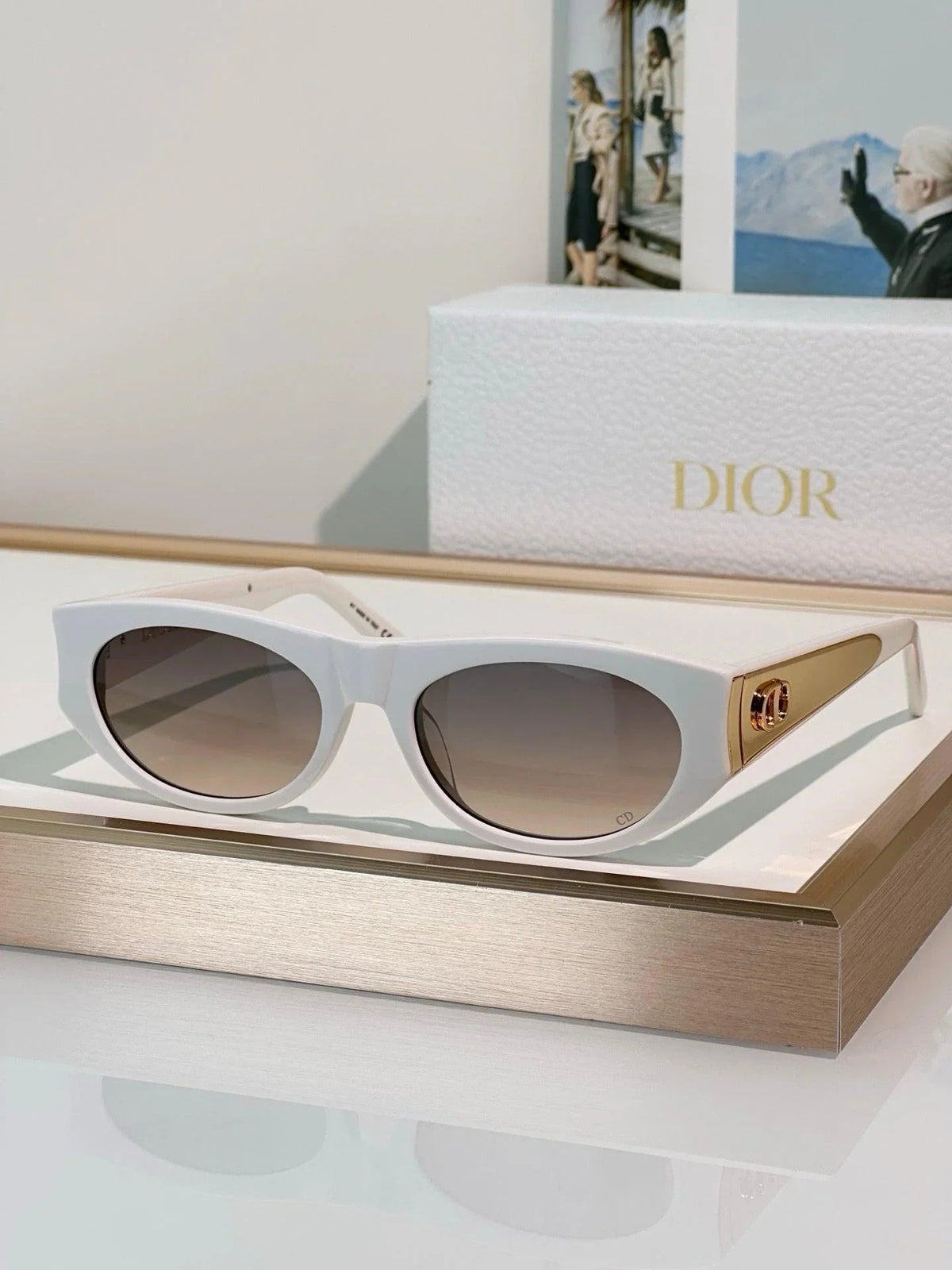 DIOR DiorGlow B2F Black Butterfly Sunglasses ✨