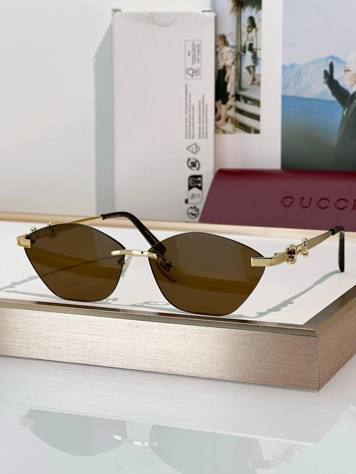 Gucci GG 8012 Cat eye frame Sunglasses &Glasses ✨