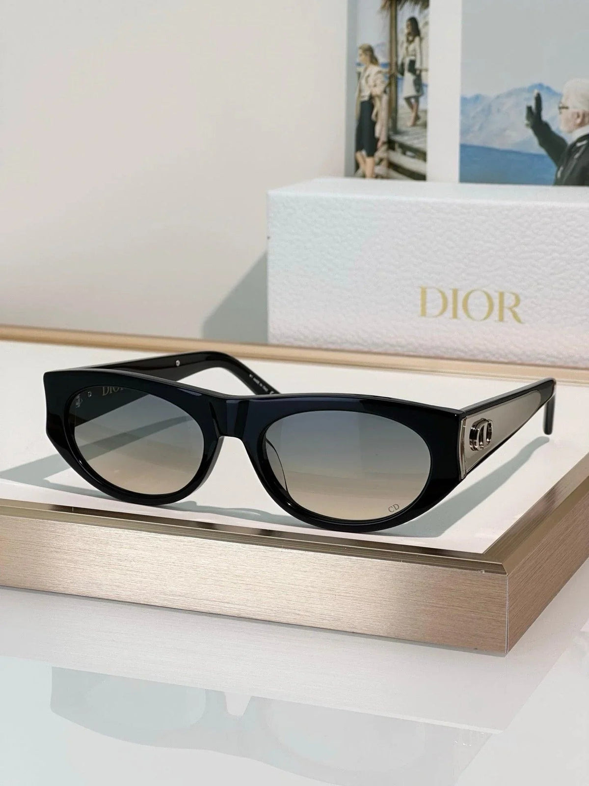 DIOR DiorGlow B2F Black Butterfly Sunglasses ✨