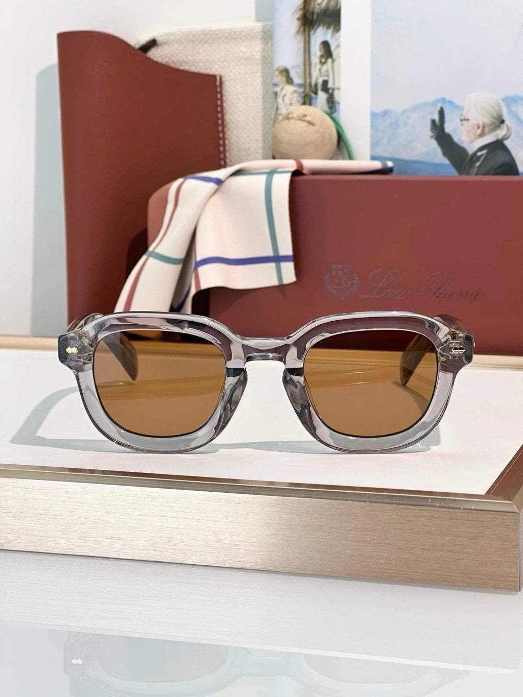 Loro Piana André Acetate  Unisex Sunglasses 🍂