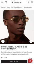 Cartier CLASSIC C DE CARTIER MOTIF CT0799 Sunglasses-Photochromic Glasses 🐆