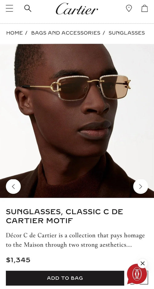 Cartier CLASSIC C DE CARTIER MOTIF CT0799 Sunglasses-Photochromic Glasses 🐆