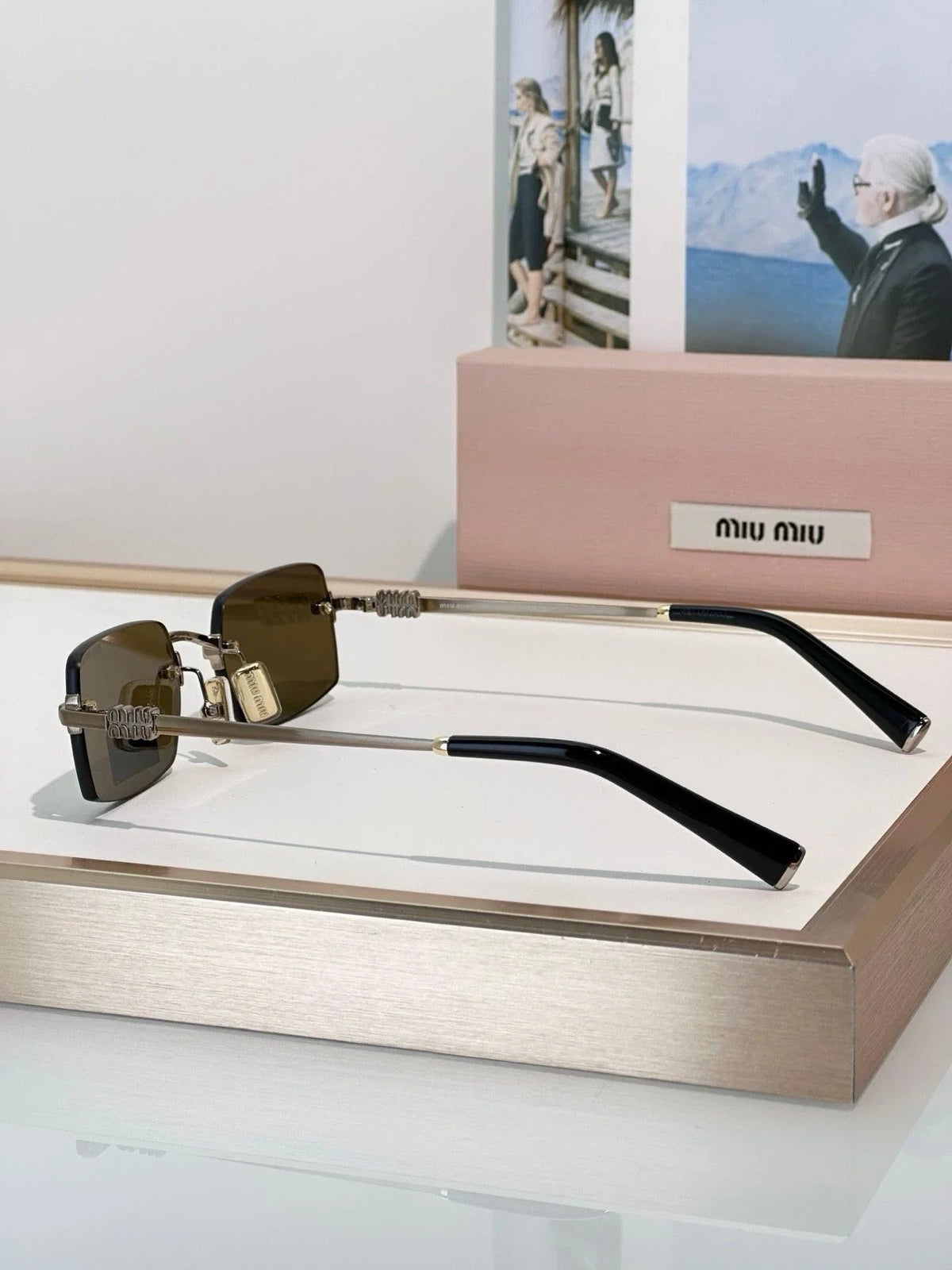 MIU MIU  B50S 26C09Z Old Gold Sunglasses✨