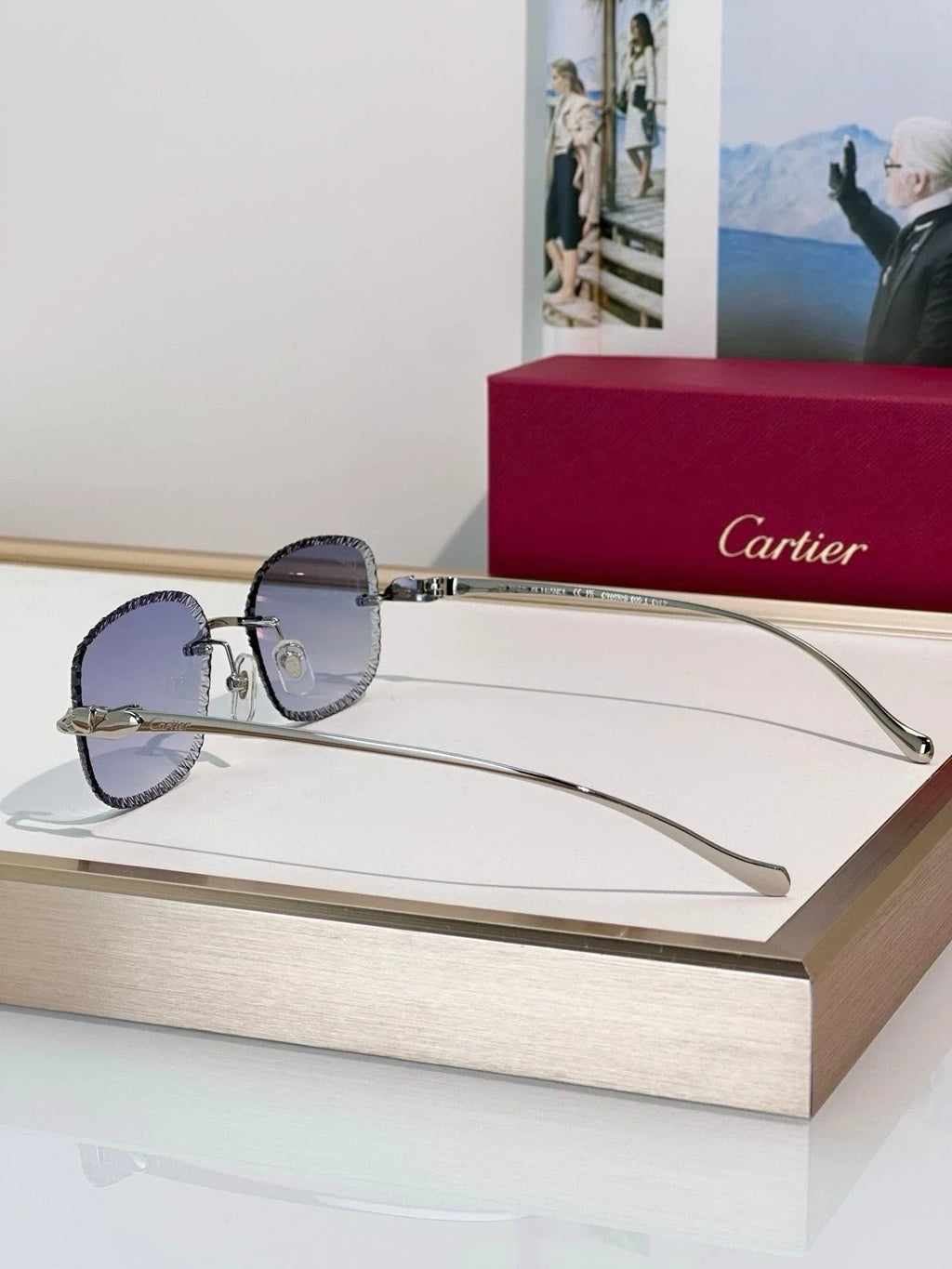 Cartier CLASSIC C DE  Motif Photochromic - Panthere CT0832 Sunglasses 🐆