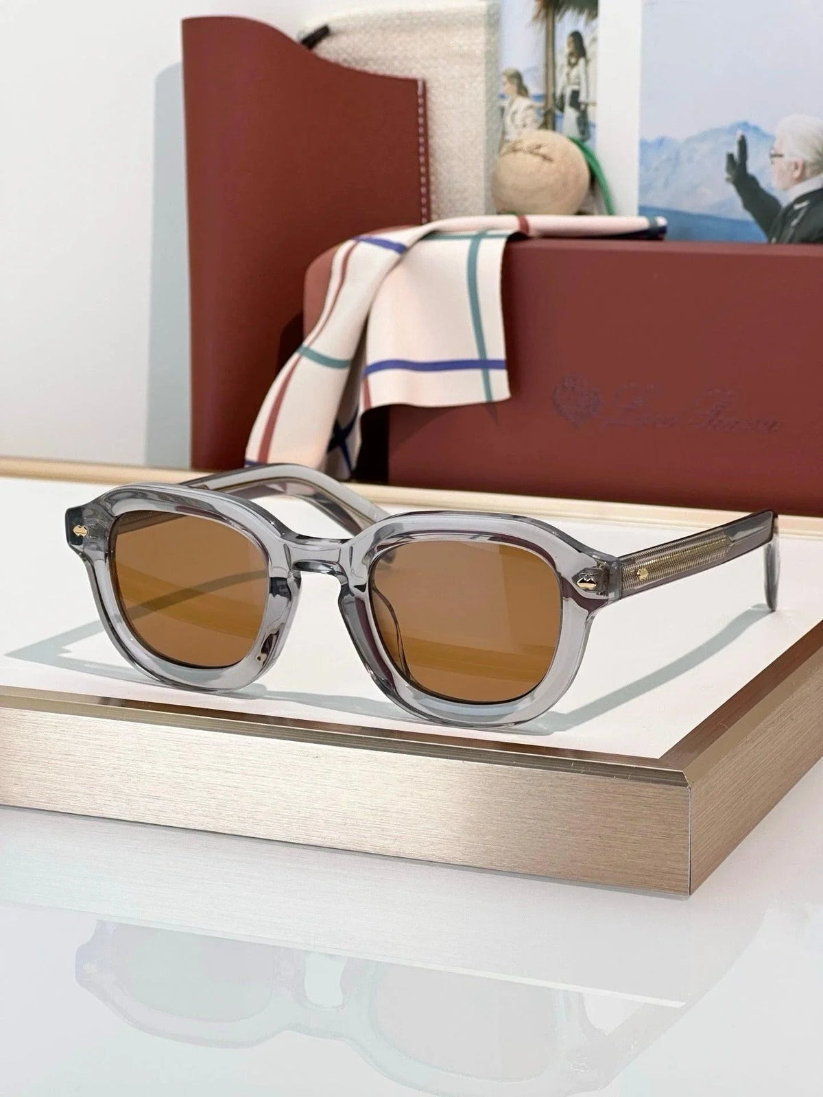 Loro Piana André Acetate  Unisex Sunglasses 🍂