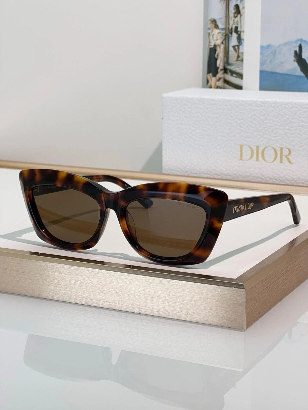DIOR CD DiorMidnight B3I Black Butterfly Sunglasses ✨