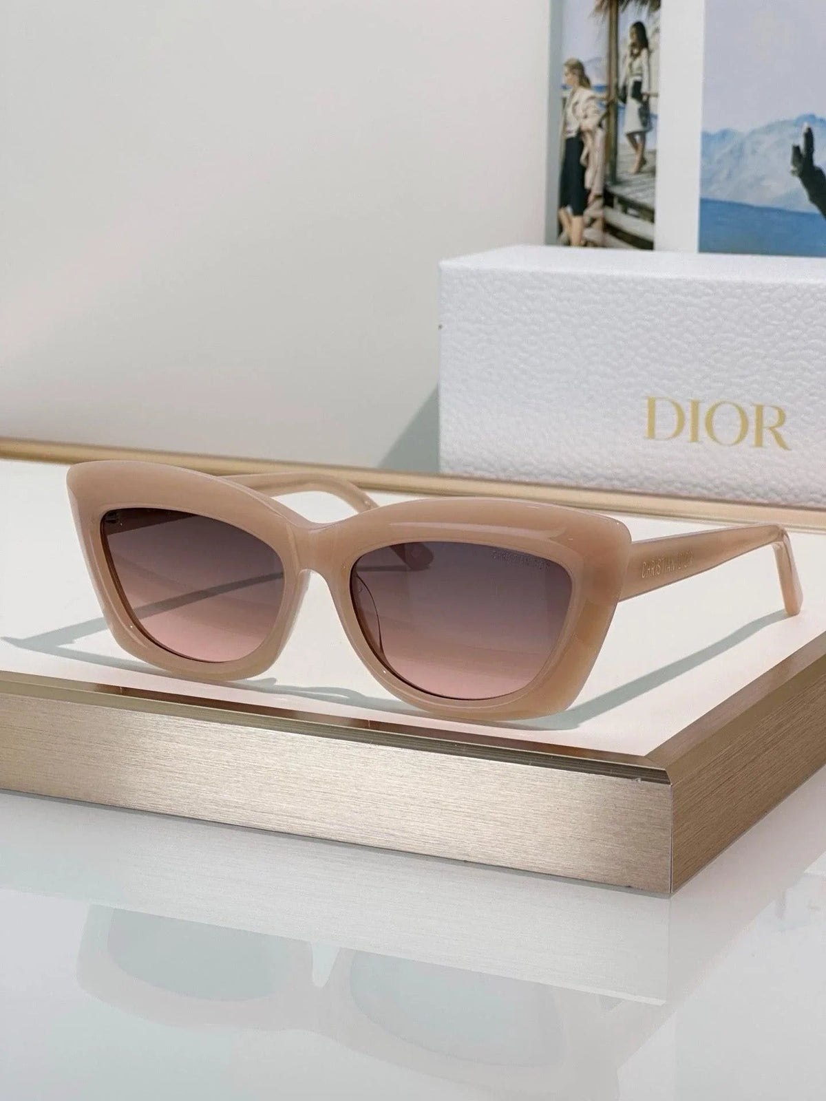 DIOR CD DiorMidnight B3I Black Butterfly Sunglasses ✨