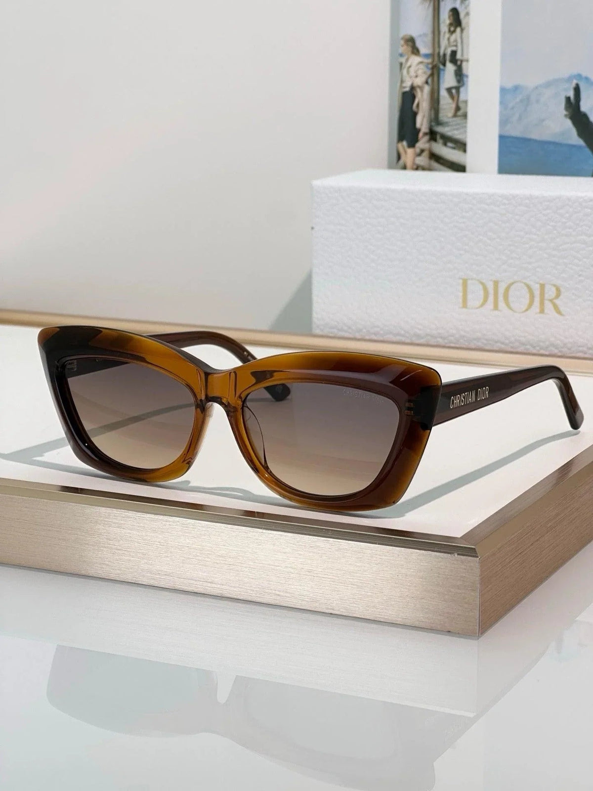 DIOR CD DiorMidnight B3I Black Butterfly Sunglasses ✨