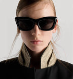 DIOR CD DiorMidnight B3I Black Butterfly Sunglasses ✨