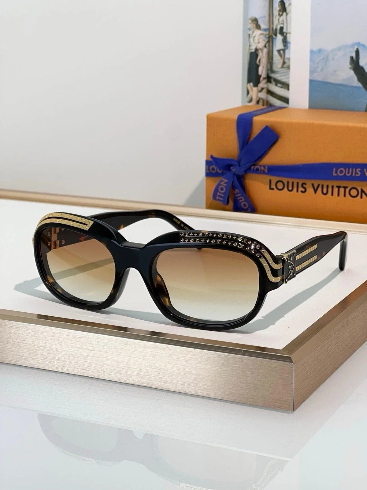 Louis Vuitton Z2721U 1.0 Millionaires Oval Sunglasses✨