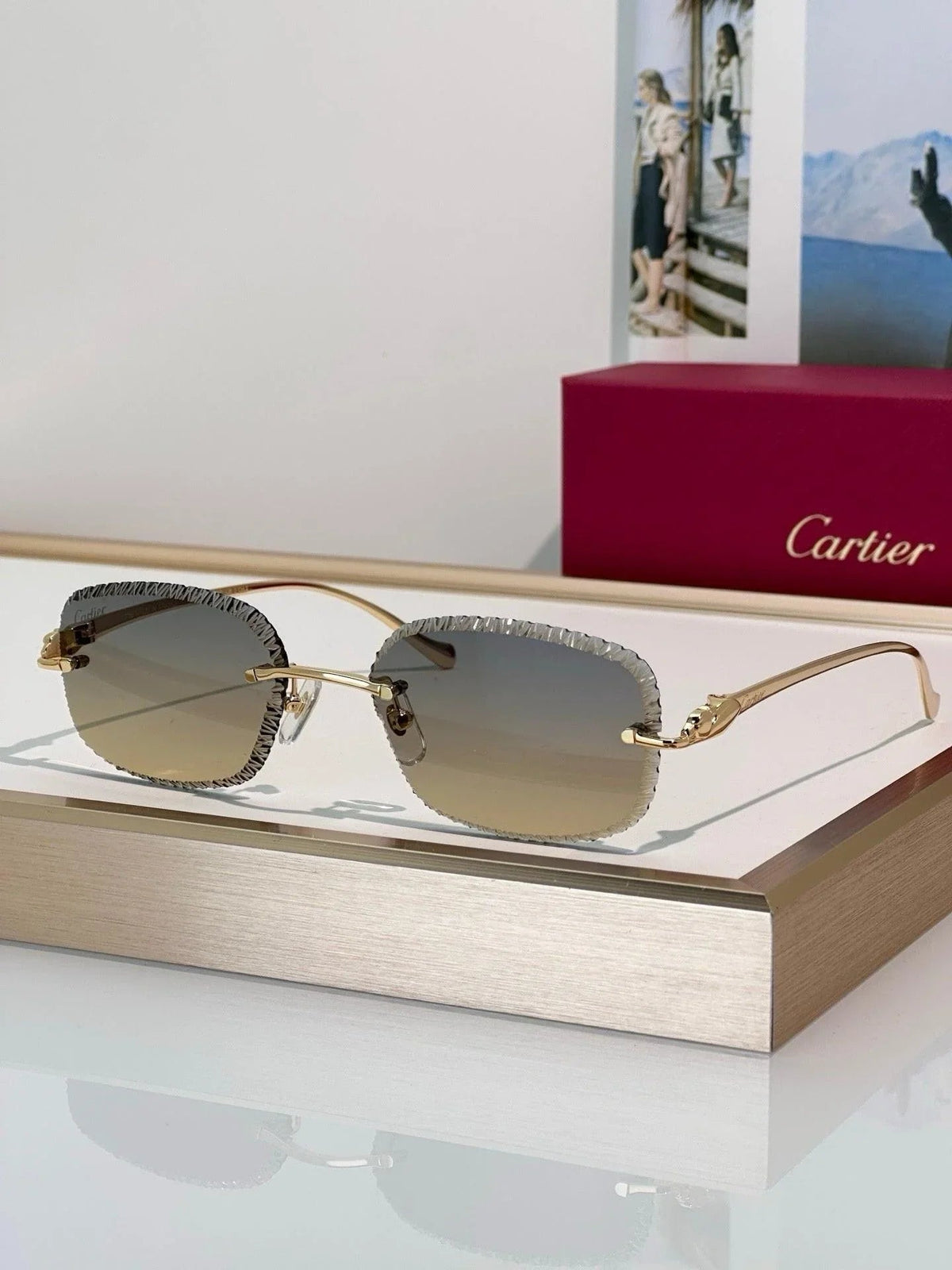 Cartier CLASSIC C DE  Motif Photochromic - Panthere CT0832 Sunglasses 🐆
