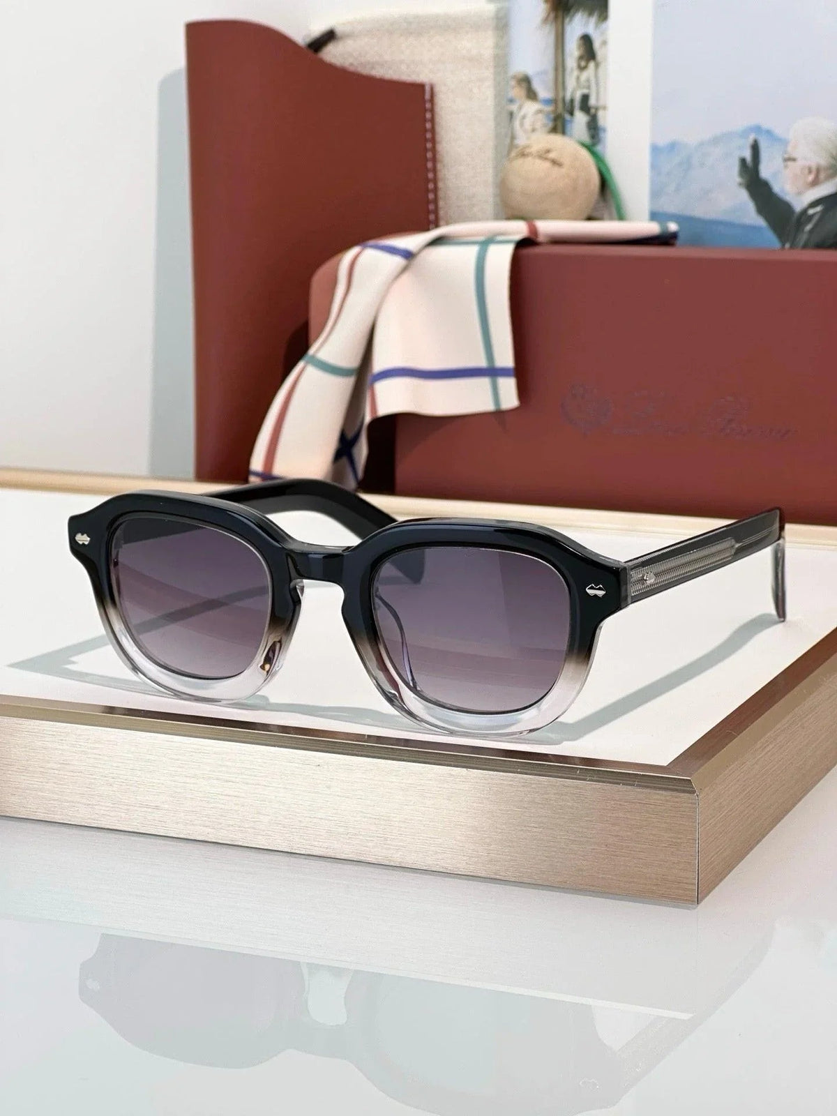 Loro Piana André Acetate  Unisex Sunglasses 🍂