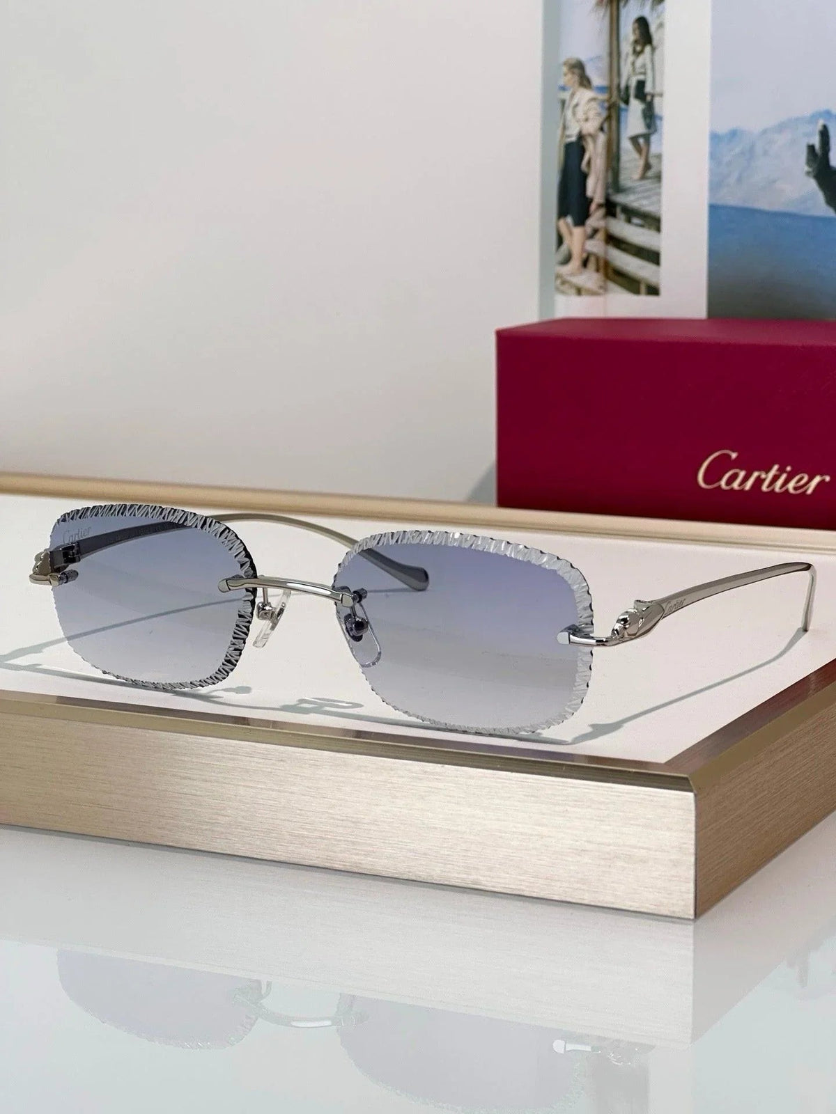 Cartier CLASSIC C DE  Motif Photochromic - Panthere CT0832 Sunglasses 🐆