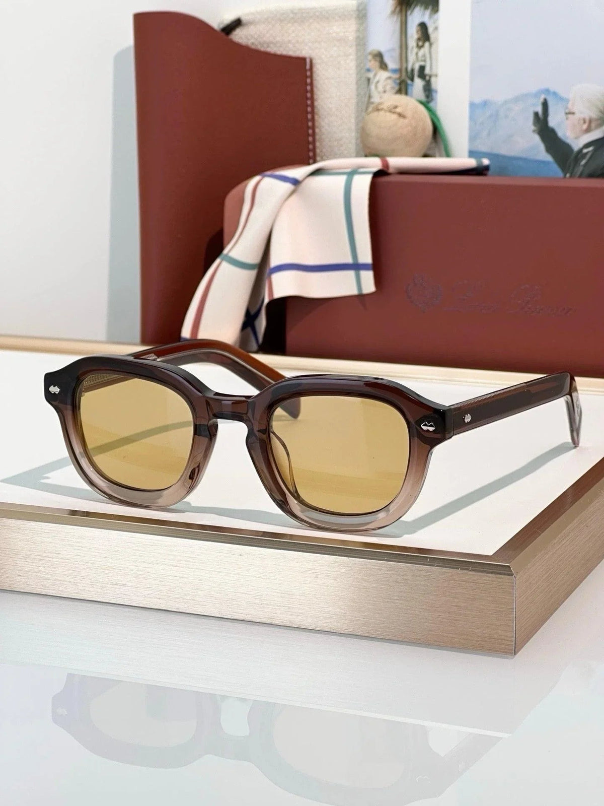 Loro Piana André Acetate  Unisex Sunglasses 🍂