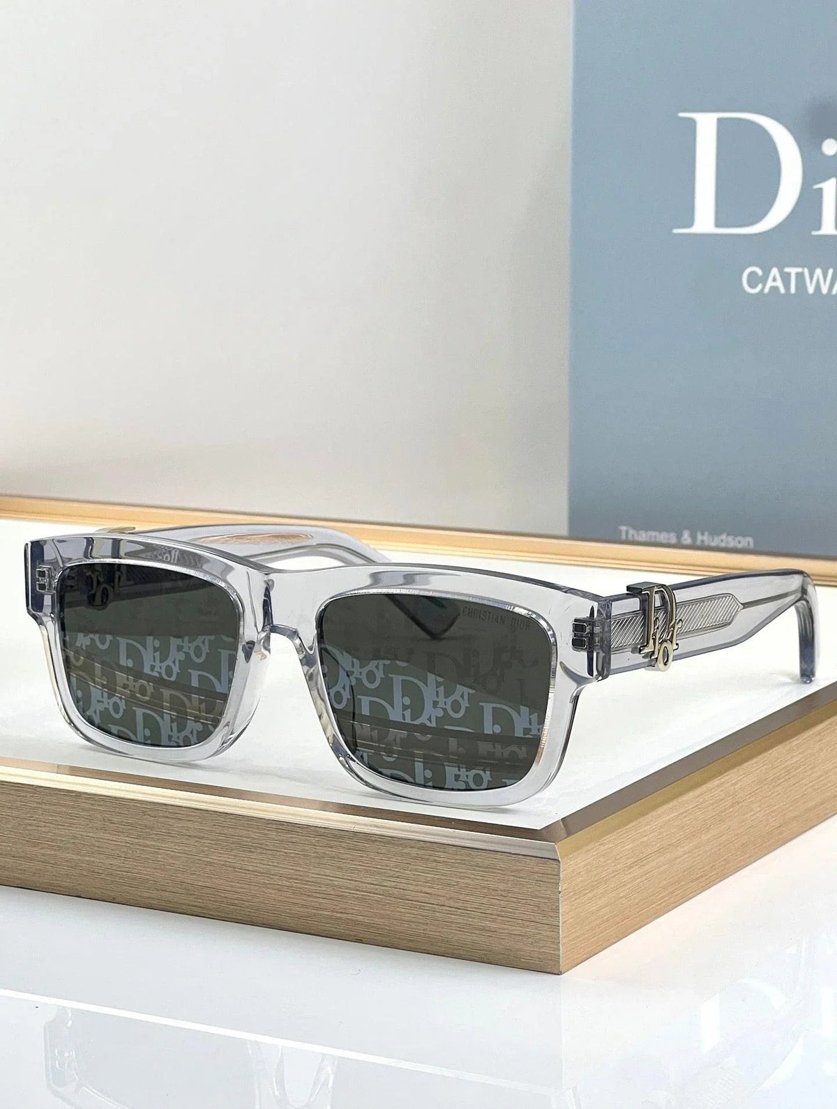 Dior Oblique S3F Transparent Rectangular Sunglasses✨