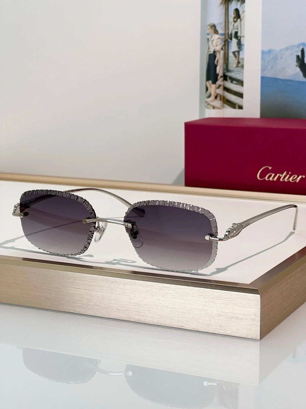 Cartier CLASSIC C DE  Motif Photochromic - Panthere CT0832 Sunglasses 🐆