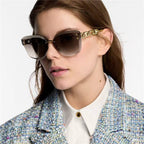 Louis Vuitton Z2141U LV Jewel Cat Eye Sunglasses  ✨